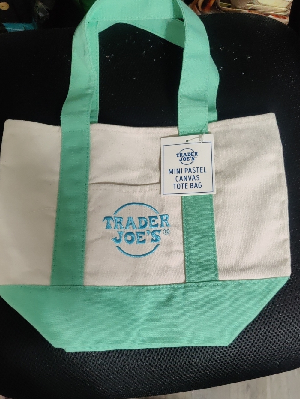 Trader Joe’s Pastel Mini Tote – NWT – Limited Edition – Viral Collector Bag